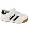 Apawwa ABC1674R WHITE- chłopięce buty sportowe na rzep